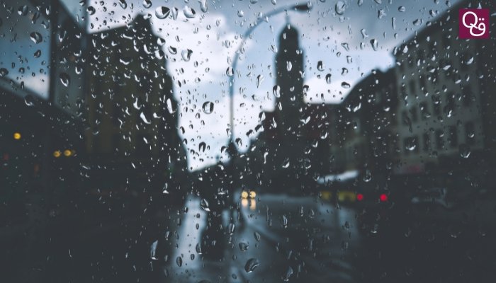 scattered rain in Qatar