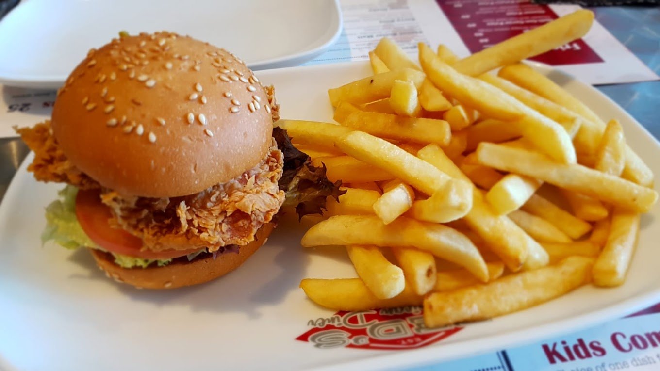 Image Credit: Ted's American Diners Chicken burger