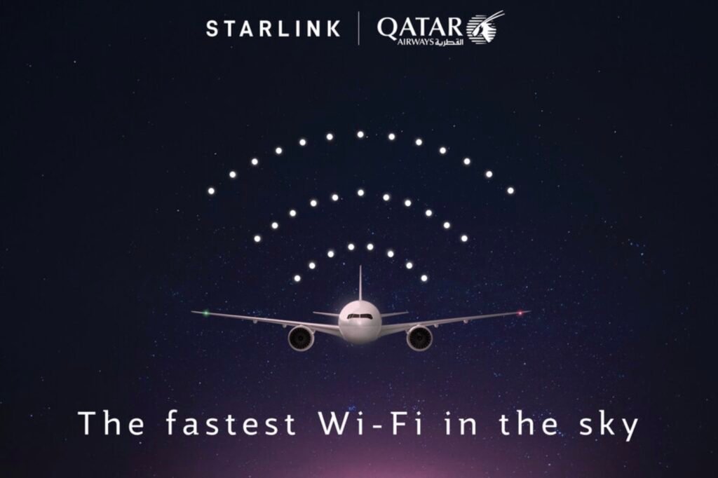 qatarairways starlink