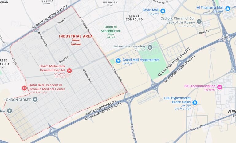 Zone 57 Qatar Guide 2025: Industrial Area, Map and Services